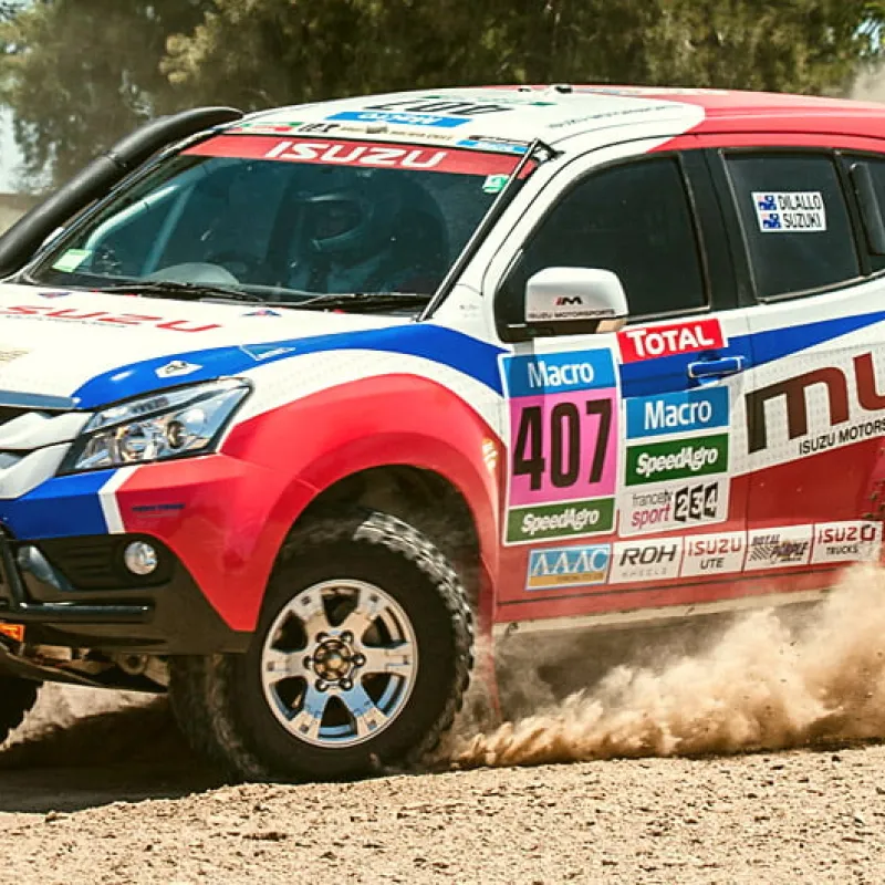 ROH Terrain alloy wheels - Isuzu Motorsports rally team competing in Dakar